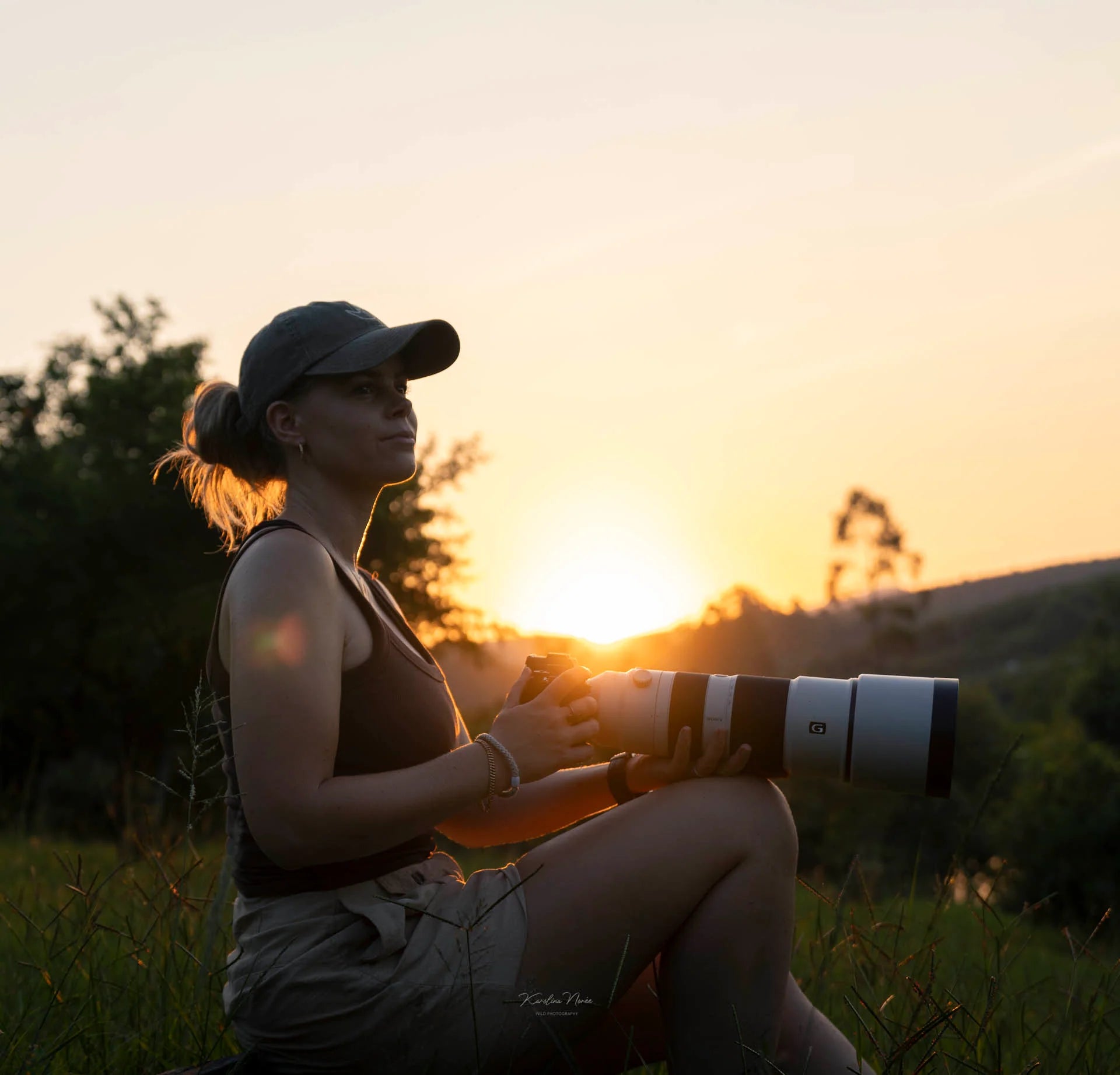 Wildlife photographing on a safari